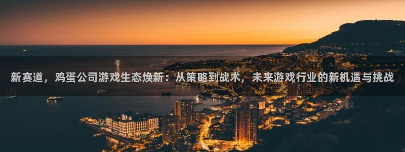 高德娱乐主管：新赛道，鸡蛋公司游戏生态焕新：从策略到战术，未