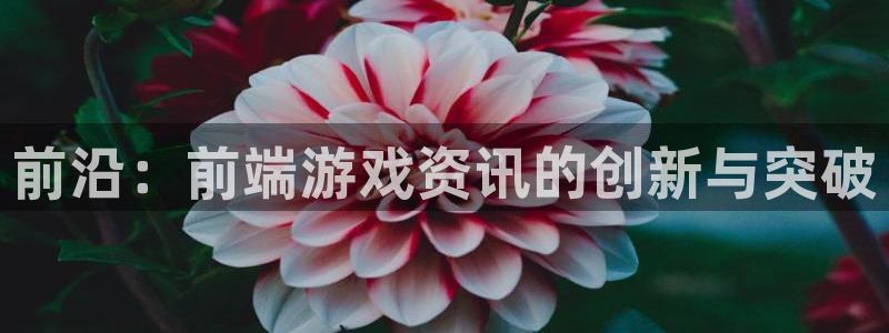 高德娱乐官方平台：前沿：前端游戏资讯的创新与突破